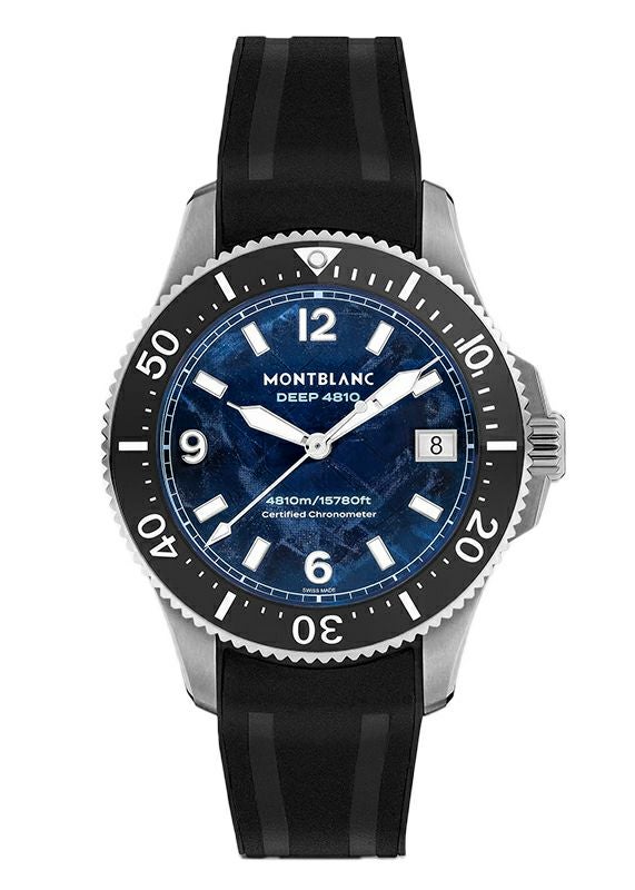 MONTBLANC ICED SEA 0 OXYGEN DEEP 4810 モンブラン アイスシー ゼロ オキシジェン ディープ 4810 MB133268