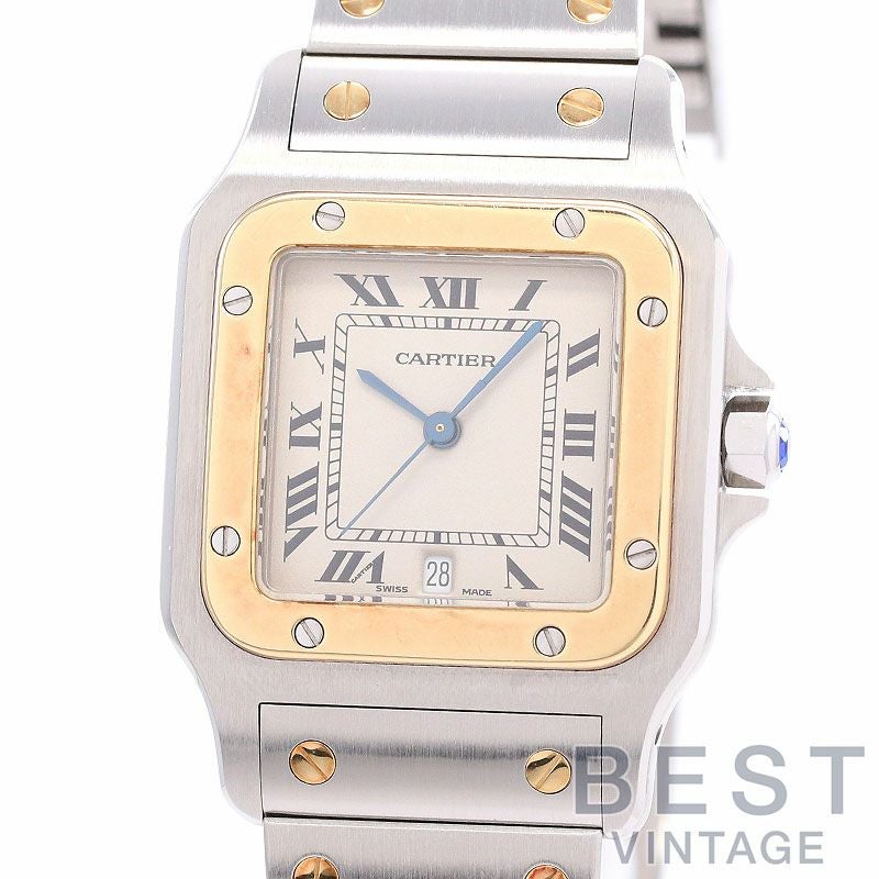 【中古】CARTIER SANTOS GALBEE LARGE MODEL カルティエ サントス ガルベ LM W20011C4 (18790)