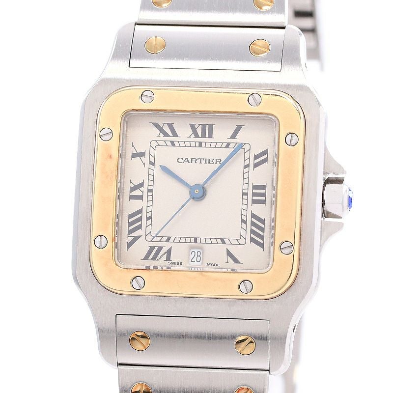 【中古】CARTIER SANTOS GALBEE LARGE MODEL カルティエ サントス ガルベ LM W20011C4 (18790)