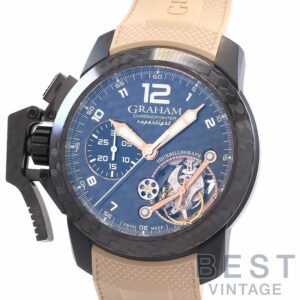 【中古】GRAHAM CHRONOFIGHTER SUPER RIGHT CARBON TOURBILLON グラハム クロノファイター スーパーライトカーボン トゥールビヨン 2CCBK.B35A.K102K