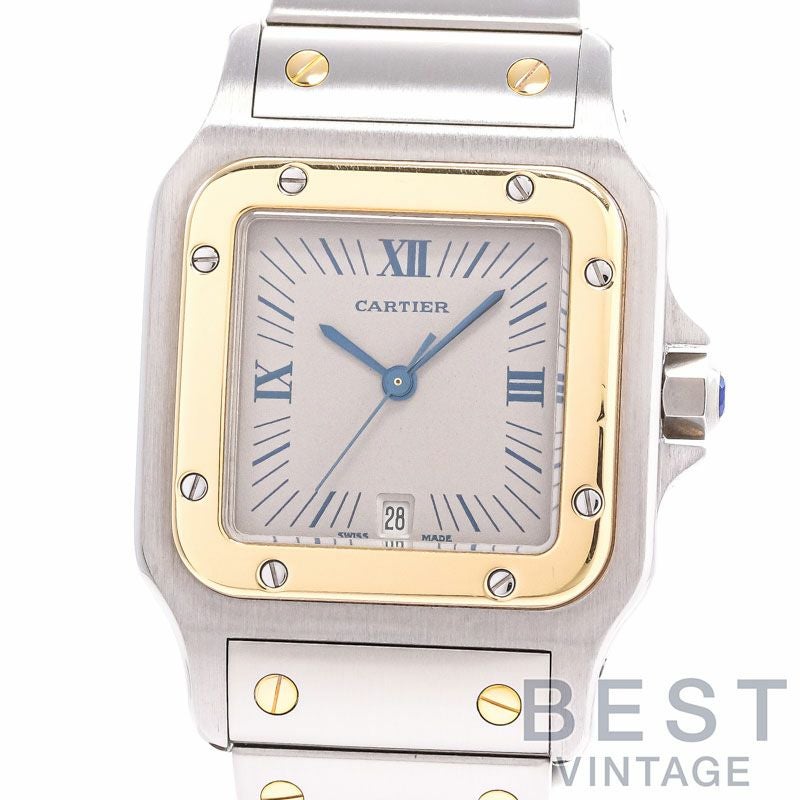 【中古】CARTIER SANTOS GALBEE LARGE MODEL カルティエ サントス ガルベ LM W20023C4