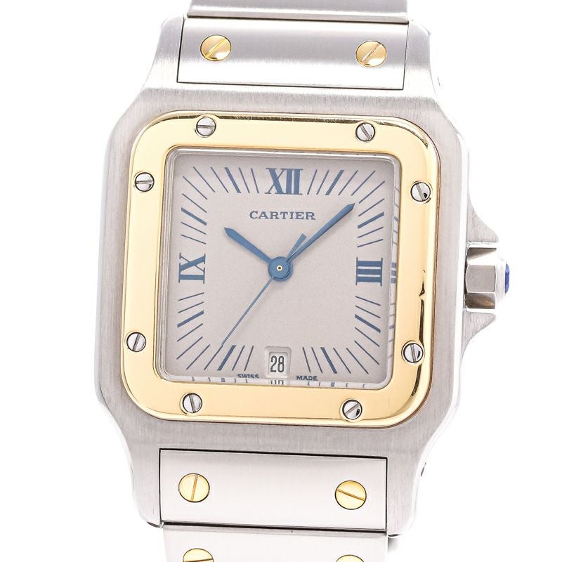 【中古】CARTIER SANTOS GALBEE LARGE MODEL カルティエ サントス ガルベ LM W20023C4