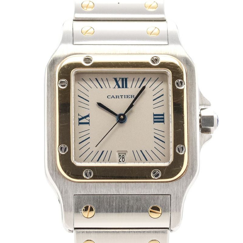 【中古】CARTIER SANTOS GALBEE LARGE MODEL カルティエ サントス ガルベ LM W20023C4