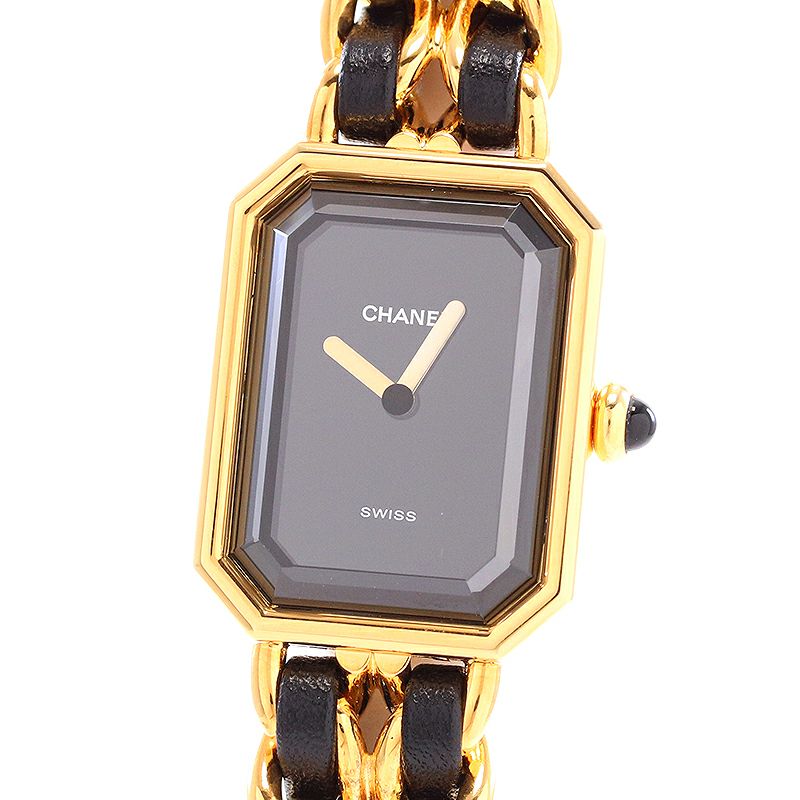 【中古】CHANEL PREMIERE LARGE SIZE BRACELET シャネル プルミエール Lサイズブレスレット H0001
