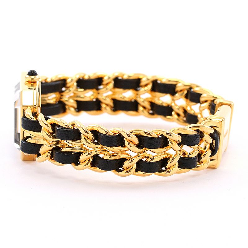 【中古】CHANEL PREMIERE LARGE SIZE BRACELET シャネル プルミエール Lサイズブレスレット H0001