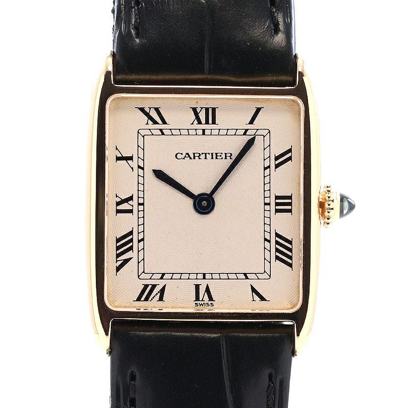 【中古】CARTIER TANK ARRONDIE / TANK ELLIPSE LARGE MODEL カルティエ タンク アロンディ LM /タンク エリプス LM 81722553 (896041)