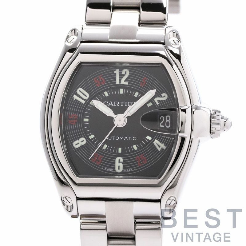 【中古】CARTIER ROADSTER LARGE MODEL カルティエ ロードスター LM W62002V3