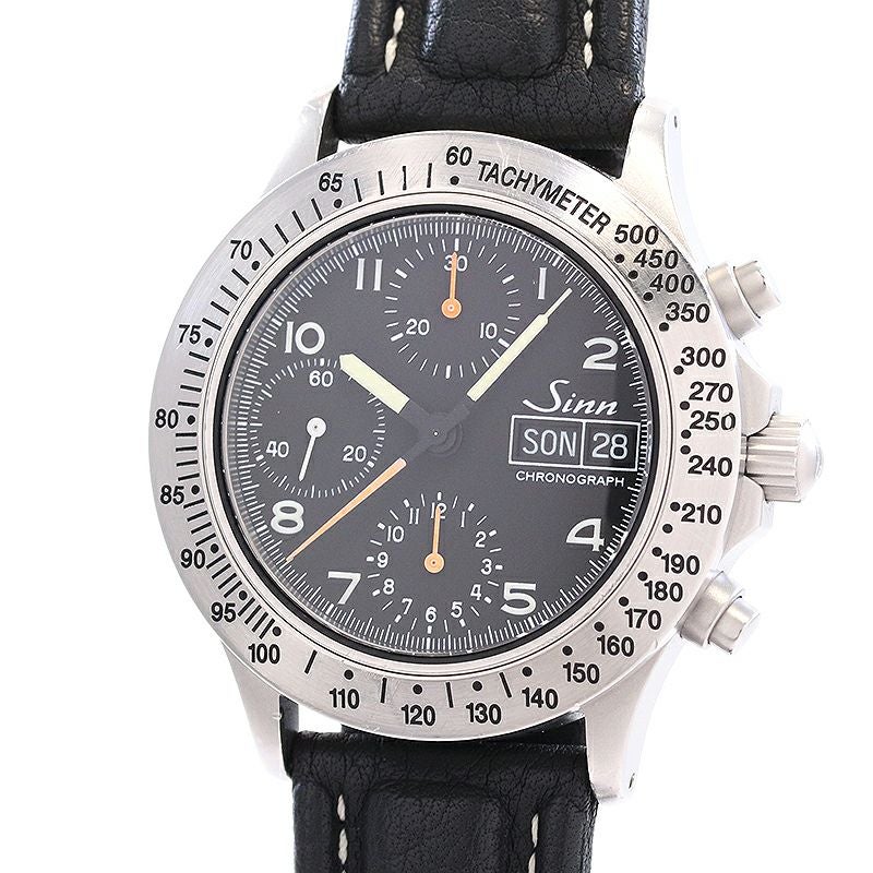 【中古】SINN MODEL 256 CHRONOGRAPH DAY DATE ジン モデル256 クロノグラフ デイデイト 256.ST
