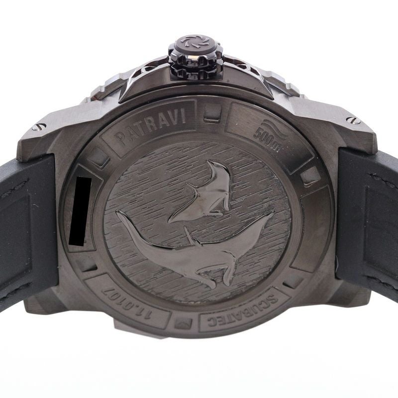 【中古】CARL F.BUCHERER PATRAVI SCUBATEC BLACK カール F. ブヘラ パトラビ スキューバテック ブラック 00.10632.28.33.01