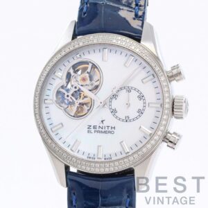 【中古】ZENITH EL PRIMERO CHRONOMASTER OPEN LADY ゼニス エル・プリメロ クロノマスター オープン レディ 16.2150.4062/81.C754