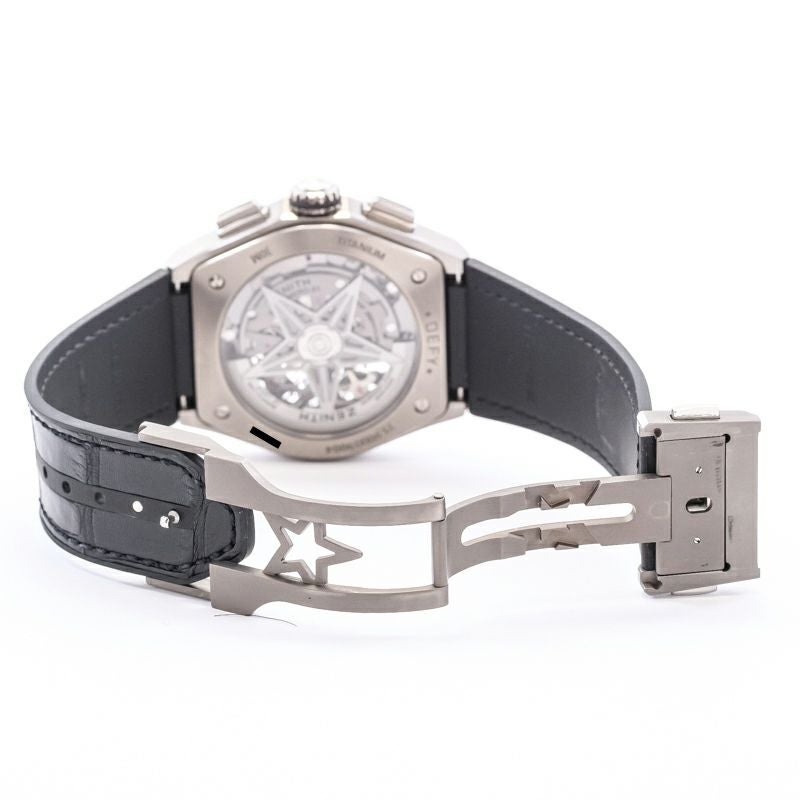 【中古】ZENITH DEFY EL PRIMERO 21 TITANIUM BUCKET DIAMOND BEZEL ゼニス デファイ エルプリメロ21 チタニウム バケットダイヤモンドベゼル 33.9000.9004/78.R582