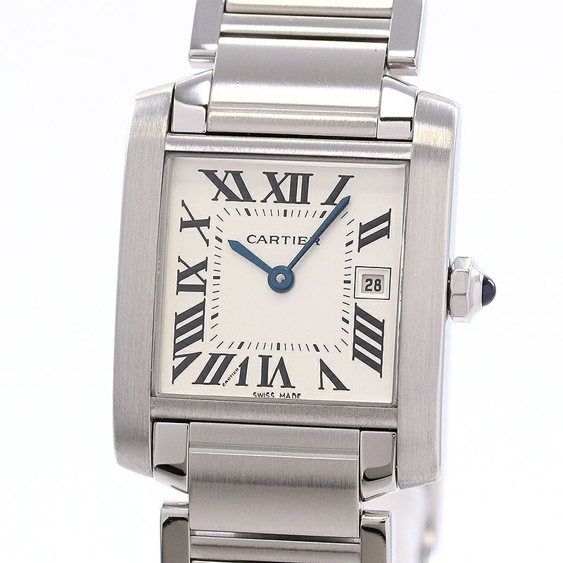 【中古】CARTIER TANK FRANCAISE MEDIUM MODEL カルティエ タンクフランセーズ MM W51011Q3