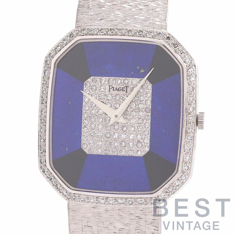 【中古】PIAGET DIAMONDO LAPIS LAZULI ONYX DIAL ピアジェ ダイヤモンド ラピスラズリ オニキス ダイヤルウォッチ 9795A6 (GGP98024)