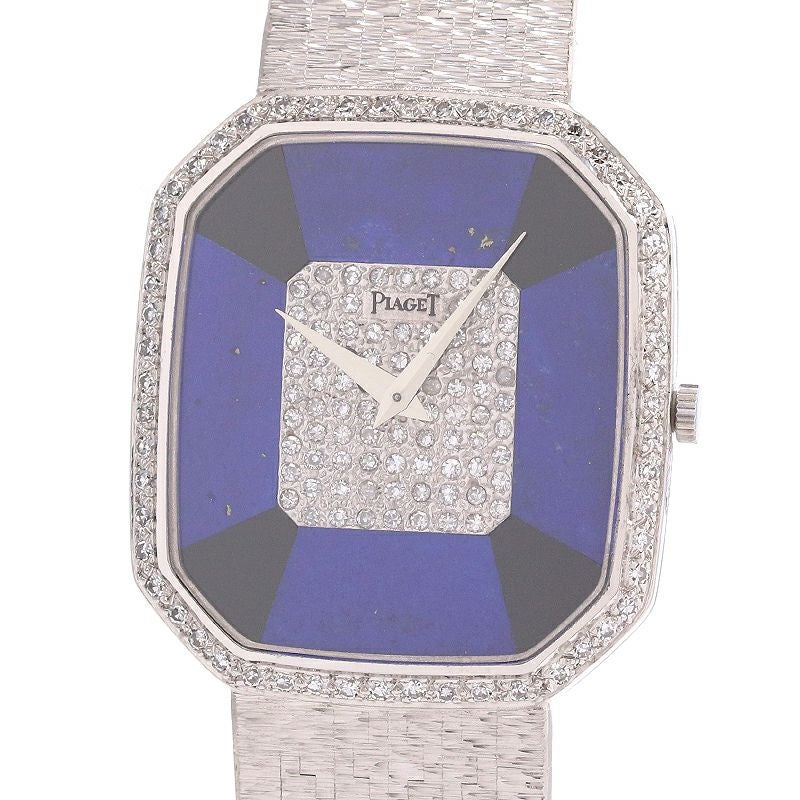 【中古】PIAGET DIAMONDO LAPIS LAZULI ONYX DIAL ピアジェ ダイヤモンド ラピスラズリ オニキス ダイヤルウォッチ 9795A6 (GGP98024)