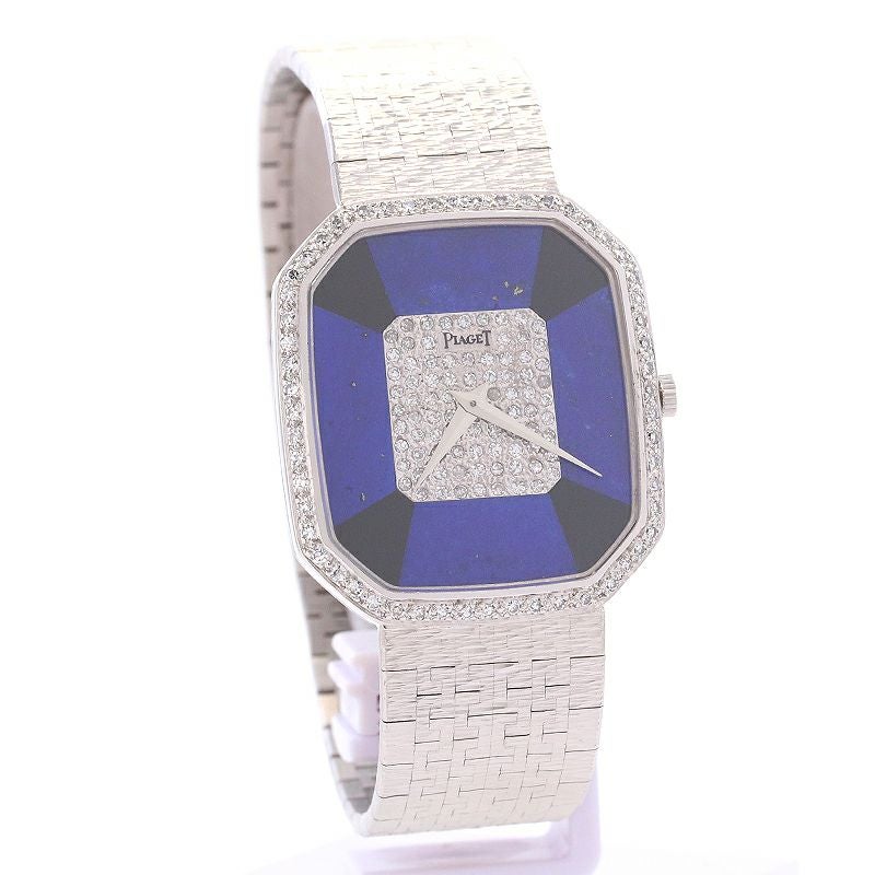 【中古】PIAGET DIAMONDO LAPIS LAZULI ONYX DIAL ピアジェ ダイヤモンド ラピスラズリ オニキス ダイヤルウォッチ 9795A6 (GGP98024)