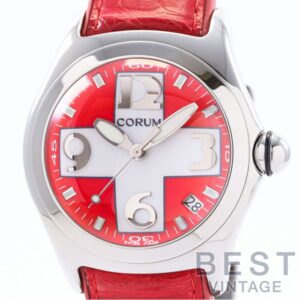 【中古】CORUM BUBBLE SWISS FLAG / SWITZERLAND FLAG コルム バブル スイスフラッグ 163.150.20