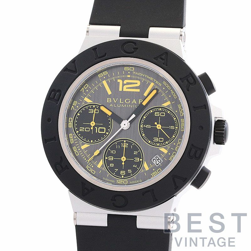 【中古】BVLGARI BVLGARI ALUMINUM CHRONOGRAPH VISION GRAN TURISMO LIMITED EDITION ブルガリ アルミニウム クロノグラフ ヴィジョン グランツーリスモ 限定モデル 103893(BB41ATCH)