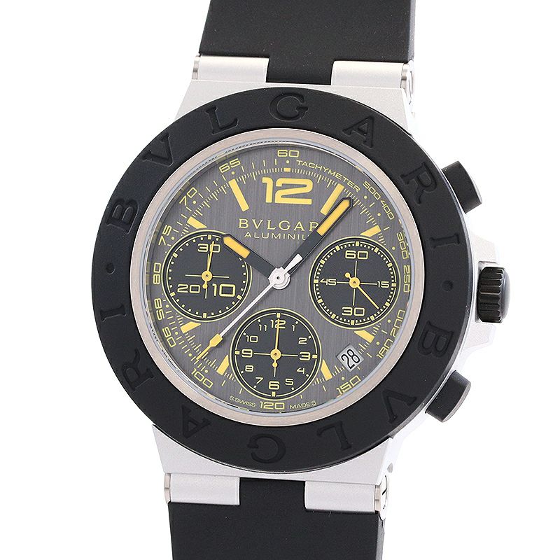 【中古】BVLGARI BVLGARI ALUMINUM CHRONOGRAPH VISION GRAN TURISMO LIMITED EDITION ブルガリ アルミニウム クロノグラフ ヴィジョン グランツーリスモ 限定モデル 103893(BB41ATCH)
