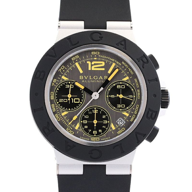 【中古】BVLGARI BVLGARI ALUMINUM CHRONOGRAPH VISION GRAN TURISMO LIMITED EDITION ブルガリ アルミニウム クロノグラフ ヴィジョン グランツーリスモ 限定モデル 103893(BB41ATCH)