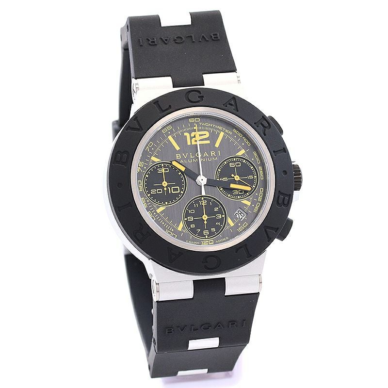 【中古】BVLGARI BVLGARI ALUMINUM CHRONOGRAPH VISION GRAN TURISMO LIMITED EDITION ブルガリ アルミニウム クロノグラフ ヴィジョン グランツーリスモ 限定モデル 103893(BB41ATCH)