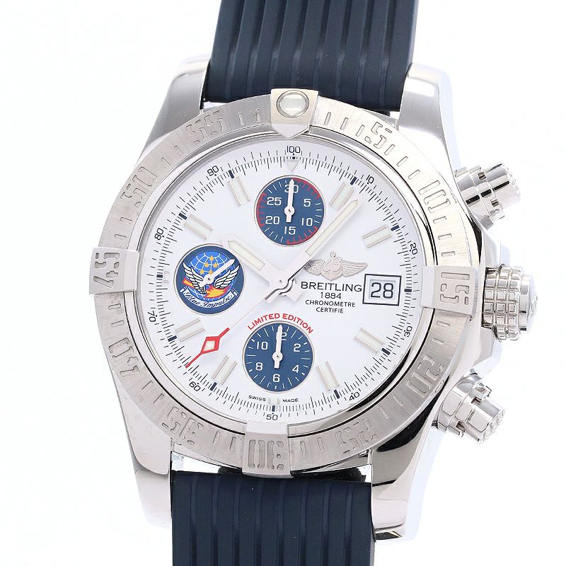 【中古】BREITLING AVENGER II BLUE IMPULSE JAPAN LIMITED EDITION ブライトリング アベンジャーII ブルーインパルス 日本限定 A133811A/A811/275S (A339ABIPPR)