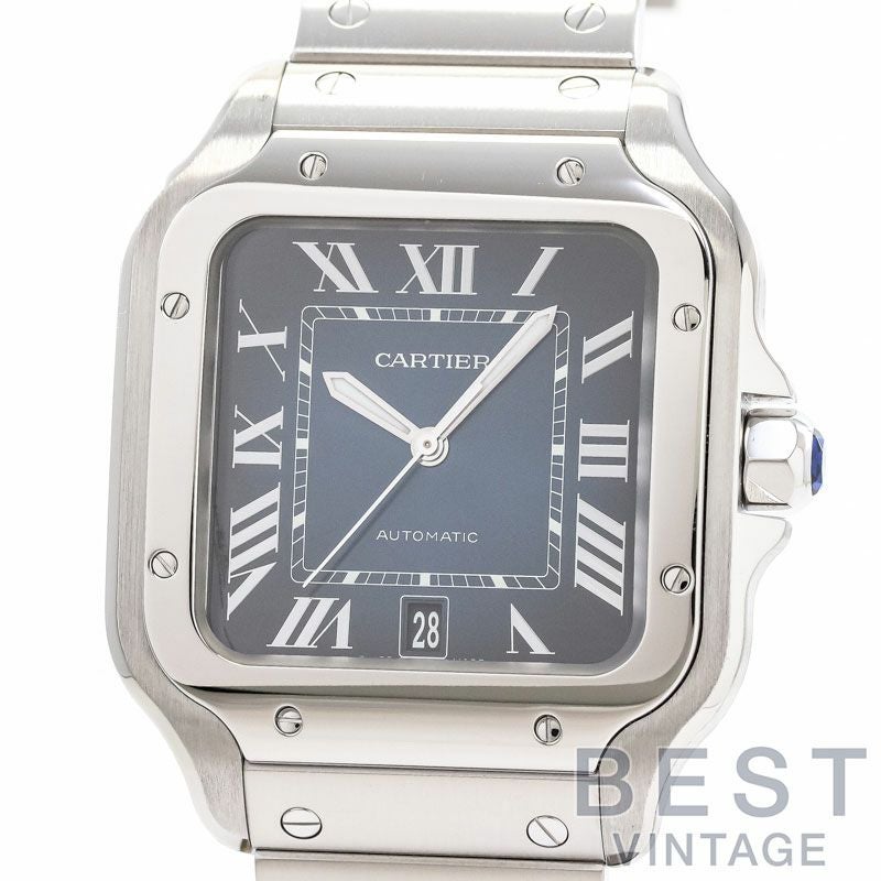 【中古】CARTIER SANTOS DE CARTIER LARGE MODEL カルティエ サントス ドゥ カルティエ LM WSSA0030