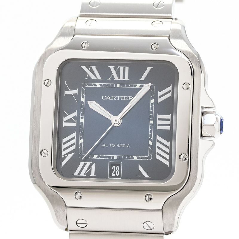 【中古】CARTIER SANTOS DE CARTIER LARGE MODEL カルティエ サントス ドゥ カルティエ LM WSSA0030
