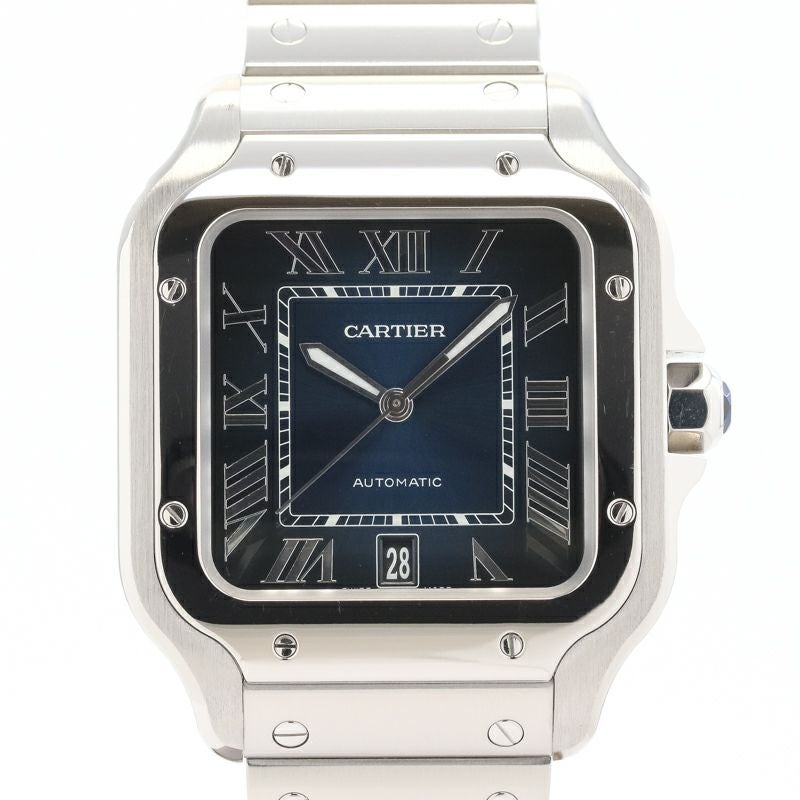 【中古】CARTIER SANTOS DE CARTIER LARGE MODEL カルティエ サントス ドゥ カルティエ LM WSSA0030
