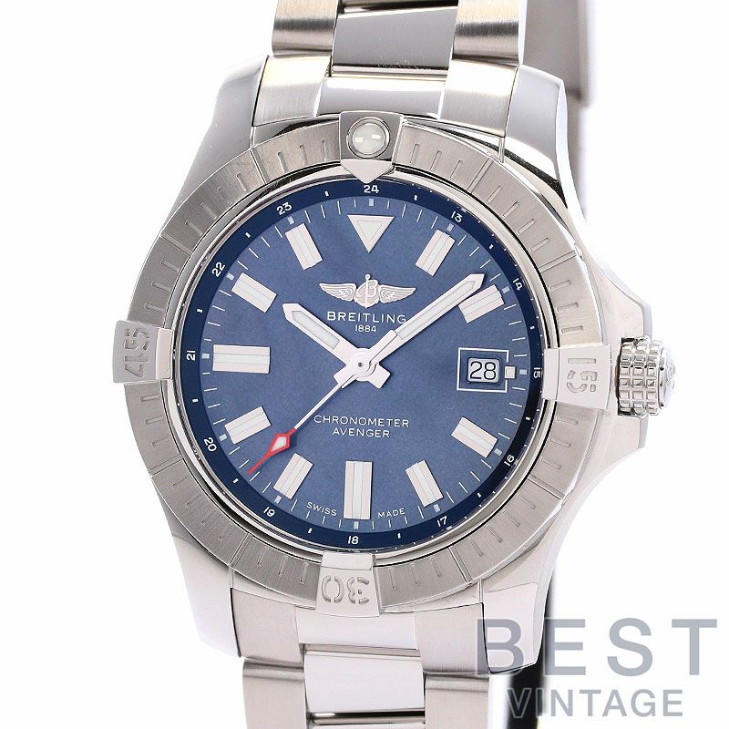 【中古】BREITLING AVENGER AUTOMATIC 43 JAPAN LIMITED EDITION ブライトリング アベンジャーオートマチック 43 ジャパンエディション A173184A1B1A1