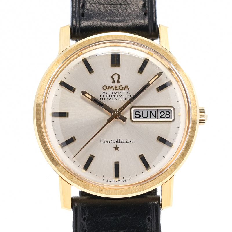 【中古】OMEGA CONSTELLATION CHRONOMETER DAY-DATE オメガ コンステレーション クロノメーター デイデイト 168.016