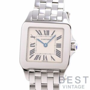 【中古】CARTIER SANTOS DEMOISELLE LARGE MODEL カルティエ サントス ドゥモワゼル LM W25065Z5