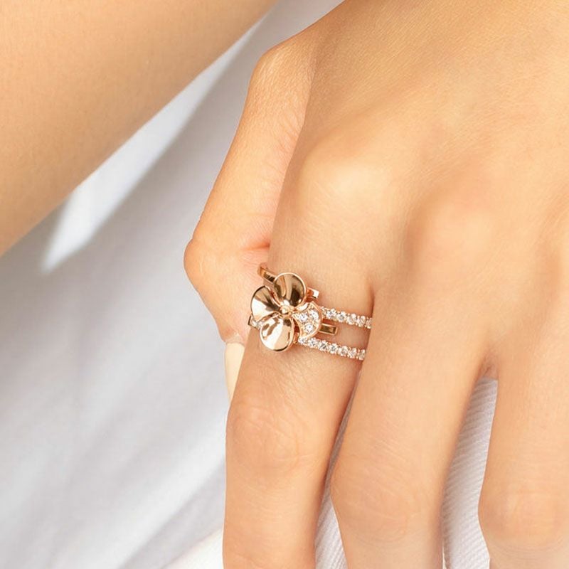 LOVEMARK DIAMOND FLEURS DAIMOND PETALE RING ラブマークダイヤモンド フルール ダイヤモンド ペタル リング LMR00299