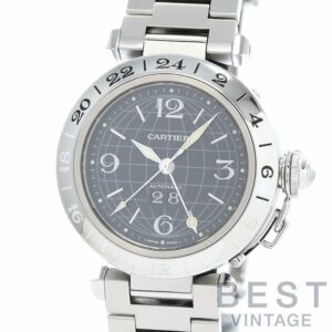 【中古】CARTIER PASHA C DE CARTIER MERIDIAN 35MM カルティエ パシャC ドゥ カルティエ メリディアン 35MM W31049M7