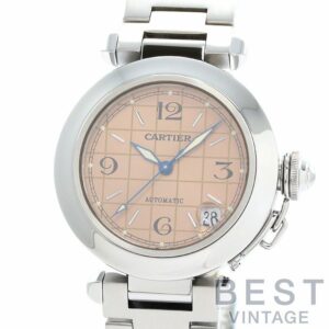 【中古】CARTIER PASHA C DE CARTIER カルティエ パシャC ドゥ カルティエ W31024M7