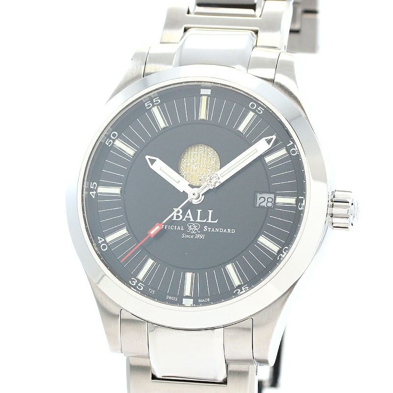 【中古】BALL WATCH ENGINEER II MOON PHASE ボールウォッチ エンジニアII ムーンフェイズ NM2282C-SJ-BK