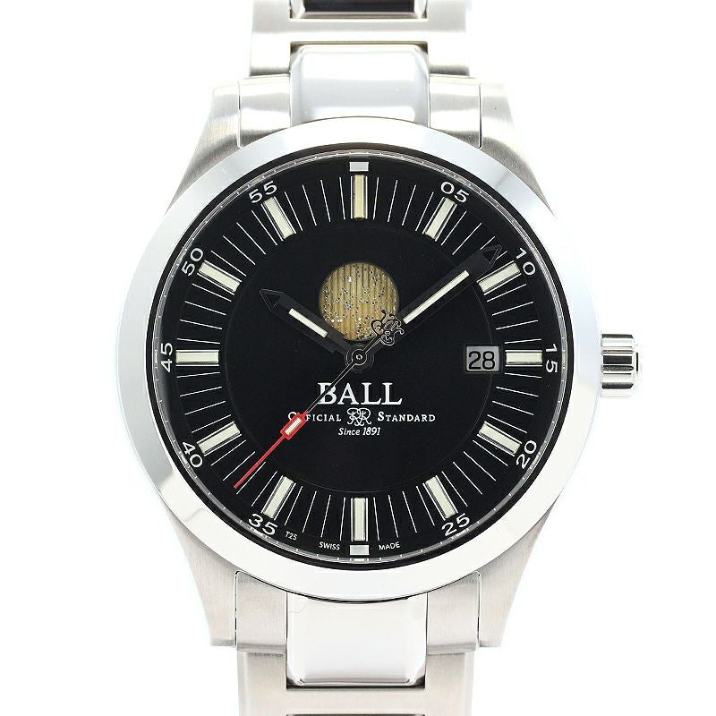 【中古】BALL WATCH ENGINEER II MOON PHASE ボールウォッチ エンジニアII ムーンフェイズ NM2282C-SJ-BK