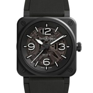 Bell & Ross BR-03 SKELETON BLACK CERAMIC ベル&ロス BR-03 スケルトン ブラック セラミック BR03A-BL-SKCE/SRB