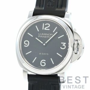 【中古】OFFICINE PANERAI LUMINOR BASE 8 DAYS 44MM ACCIAIO オフィチーネ・パネライ ルミノール ベース 8デイズ 44MM アッチャイオ PAM00560