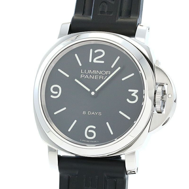 【中古】OFFICINE PANERAI LUMINOR BASE 8 DAYS 44MM ACCIAIO オフィチーネ・パネライ ルミノール ベース 8デイズ 44MM アッチャイオ PAM00560