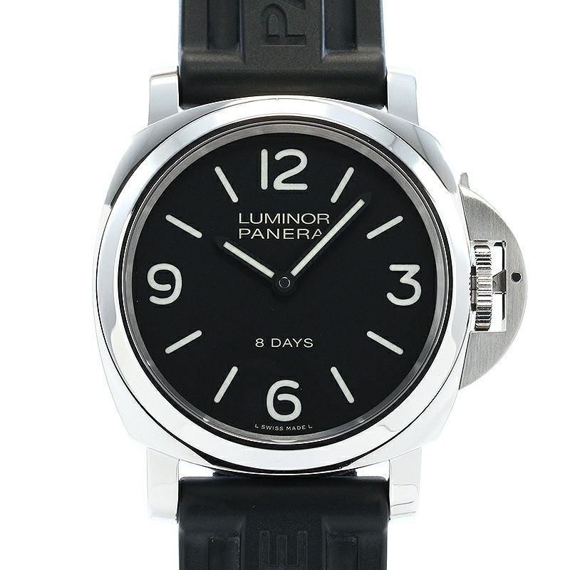 【中古】OFFICINE PANERAI LUMINOR BASE 8 DAYS 44MM ACCIAIO オフィチーネ・パネライ ルミノール ベース 8デイズ 44MM アッチャイオ PAM00560