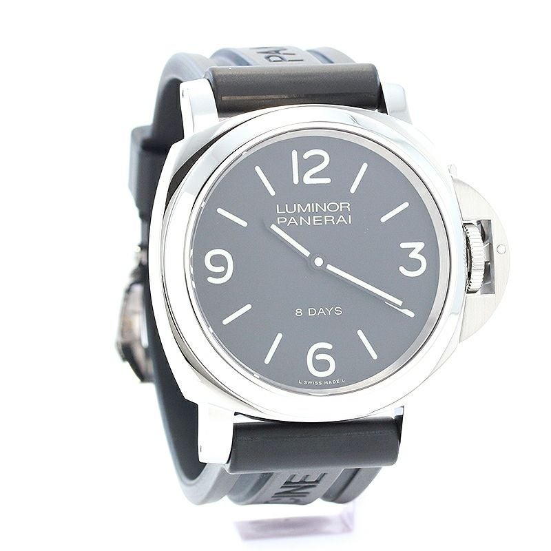 【中古】OFFICINE PANERAI LUMINOR BASE 8 DAYS 44MM ACCIAIO オフィチーネ・パネライ ルミノール ベース 8デイズ 44MM アッチャイオ PAM00560