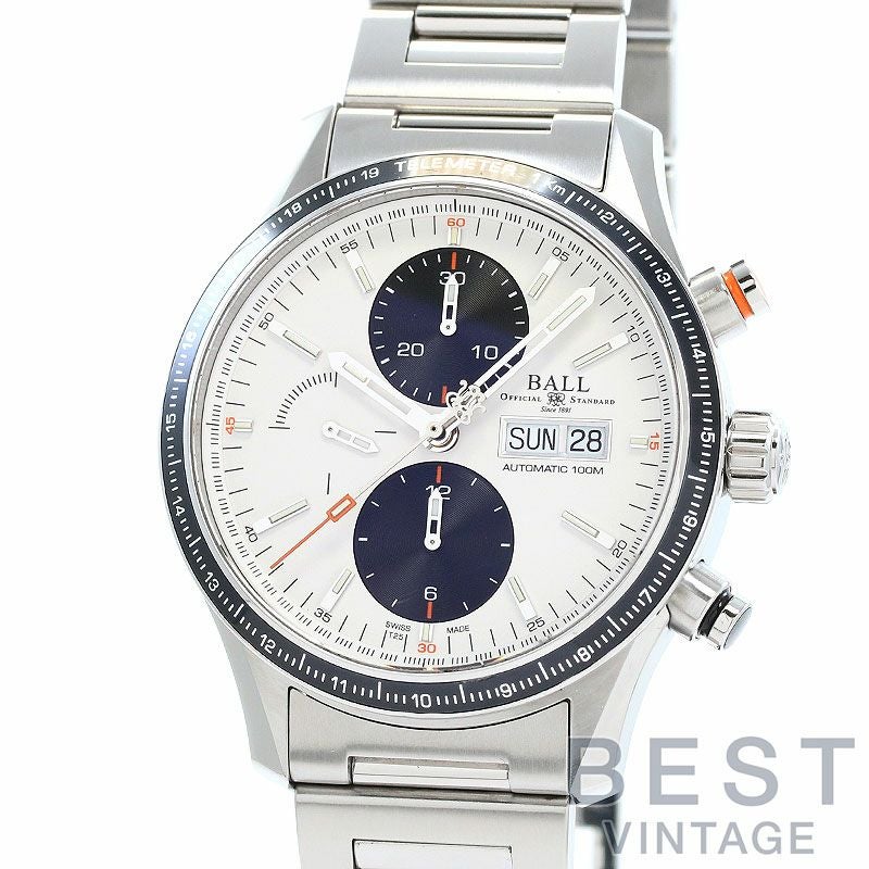 【中古】BALL WATCH FIREMAN STORM CHASER PRO ボールウォッチ ストークマン ストームチェイサー プロ CM3090C-S1J-WH