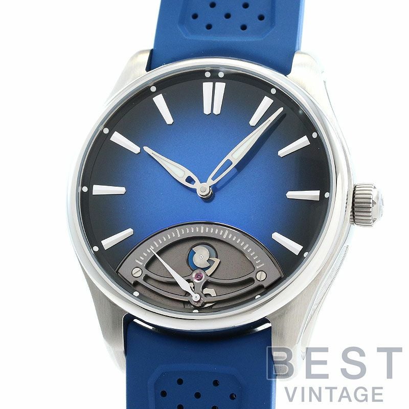 【中古】H.MOSER PIONEER RETROGRADE SECONDS MIDNIGHT BLUE H.モーザー パイオニア・レトログラード セコンド ミッドナイトブルー 3250-1200