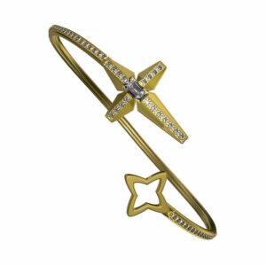 Lili CRISSCUT BANGLE リリー クリスカット バングル GENTSBG852YG