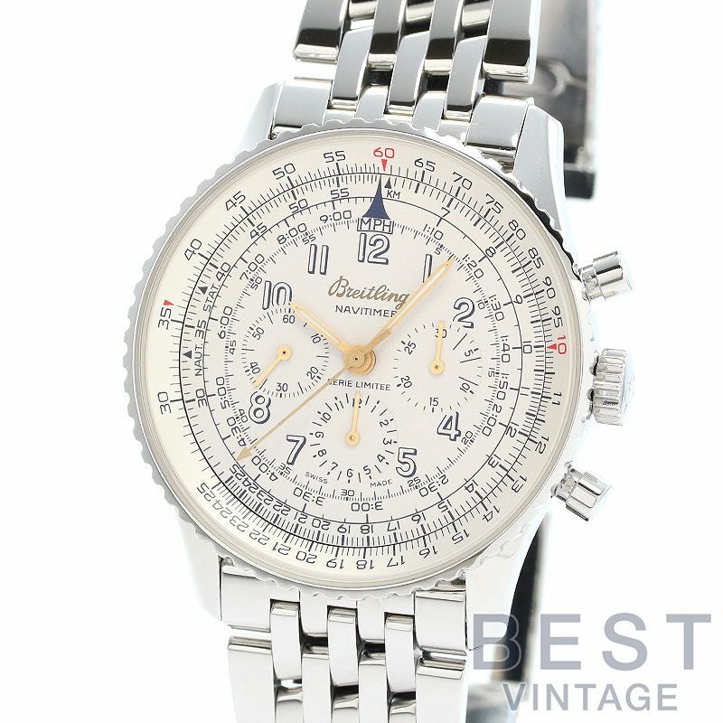 【中古】BREITLING OLD NAVITIMER MECANIQUE 50s JAPAN LIMITED EDITION ブライトリング オールドナビタイマー メカニック 50s 日本限定 A1102212/G203/401A (A11022.1 / A120GNMNP)