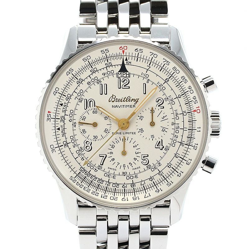 【中古】BREITLING OLD NAVITIMER MECANIQUE 50s JAPAN LIMITED EDITION ブライトリング オールドナビタイマー メカニック 50s 日本限定 A1102212/G203/401A (A11022.1 / A120GNMNP)