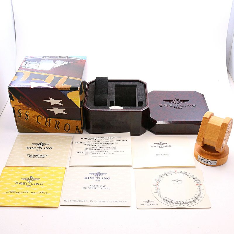 【中古】BREITLING OLD NAVITIMER MECANIQUE 50s JAPAN LIMITED EDITION ブライトリング オールドナビタイマー メカニック 50s 日本限定 A1102212/G203/401A (A11022.1 / A120GNMNP)