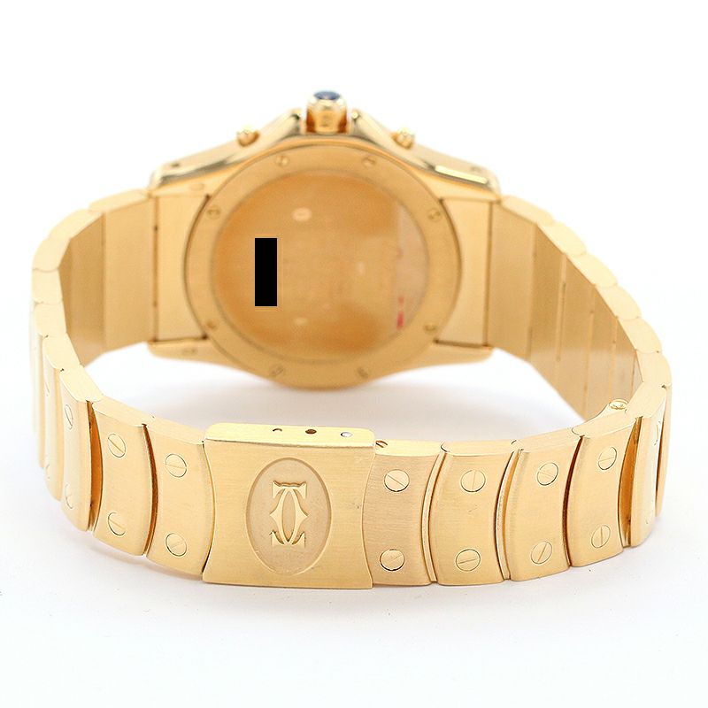 【中古】CARTIER SANTOS RONDE MEDIUM MODEL CHRONO REFLEX / SANTOS COUGAR カルティエ サントス ロンド MM クロノリフレックス / サントス クーガー W15078G1