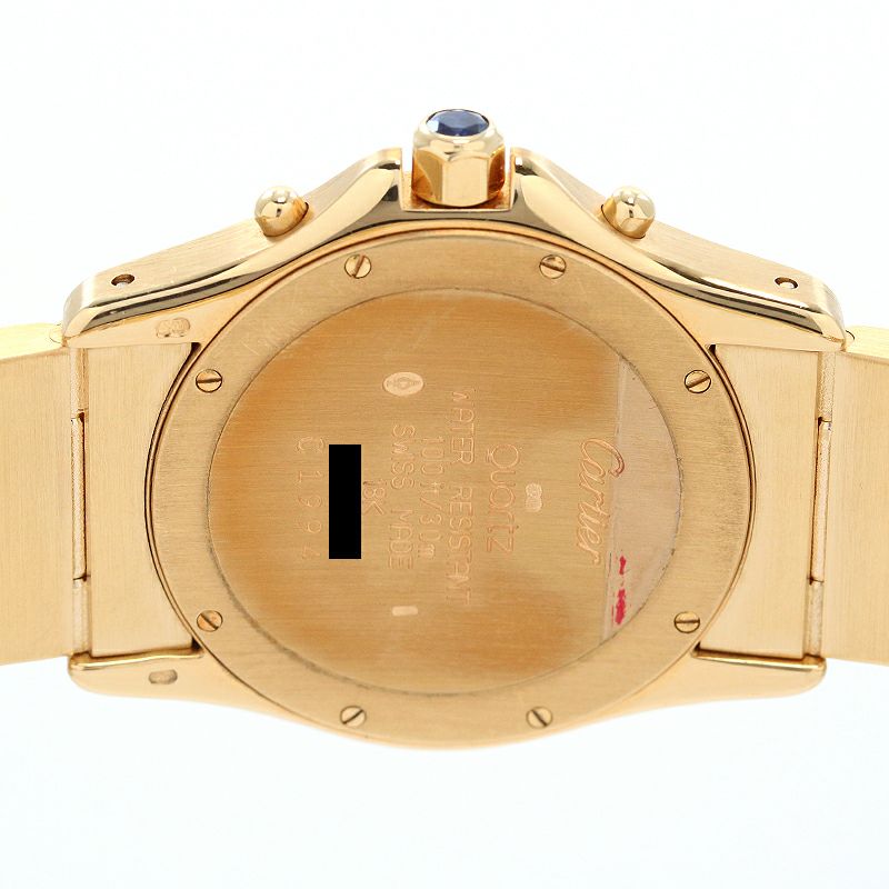【中古】CARTIER SANTOS RONDE MEDIUM MODEL CHRONO REFLEX / SANTOS COUGAR カルティエ サントス ロンド MM クロノリフレックス / サントス クーガー W15078G1