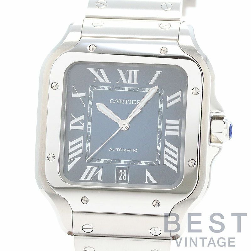 【中古】CARTIER SANTOS DE CARTIER LARGE MODEL カルティエ サントス ドゥ カルティエ LM WSSA0030